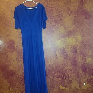 Elegant Blue Maxi Dress
